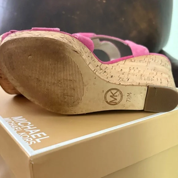 Michael Kors Giovanna Wedge Sandals - Picture 8 of 14